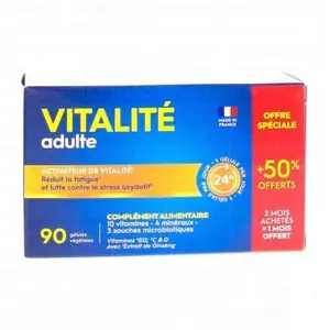 Comparateur de prix : Pharmascience Vitalité 90 comprimés