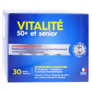 Comparateur de prix : PHARMASCIENCE Vitalité 50+ et Sénior 30 gélules