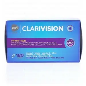 Comparateur de prix : PHARMASCIENCE CLARIVISION CONFORT VISUEL 180 CAPSULES