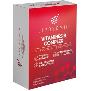 Prescription Nature Liposomia Vitamines B Complex 30 Gélules pas cher