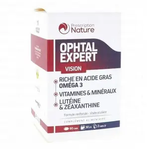 Prescription Nature Ophtal Expert 60 capsules pas cher