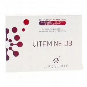 Prescription nature vitamine d3 liposomia 30 gélules pas cher