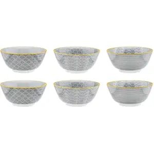 Comparateur de prix : Bol Pattern Ø15cm - 6 Pièces - Eclipse