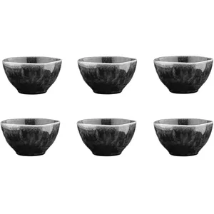 Comparateur de prix : Björn Bjorn - 6 Bols Moon noirs - D.14.5 cm T.U