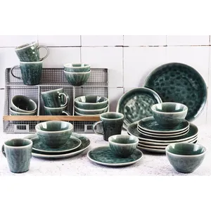 Björn Set Vaisselle 30 Pièces En Grès BleuVendu paramazon