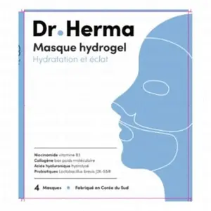 Comparateur de prix : Dr Herma Masque hydrogel boîte de 4 pièces