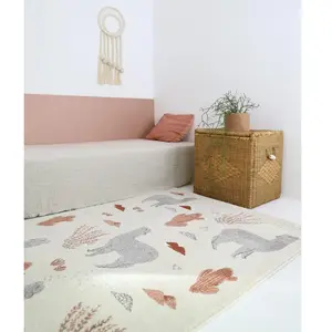Comparateur de prix : Nattiot Tapis rectangulaitre Andina Lama (120 x 170 cm)