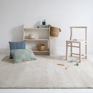 Comparateur de prix : Nattiot Tapis rectangulaire Etico Crème (140 x 200 cm)