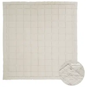 Comparateur de prix : Nattiot - Baby Relax Tapis Coton Anna Sable Lave par Nattiot - 87 x 100 cm