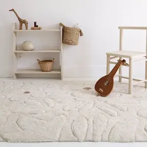 Comparateur de prix : Nattiot Tapis rectangulaire Gentle Flora (120 x 180 cm)