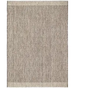 3S. x Home Tapis de chambre design contemporain M brun pas cher