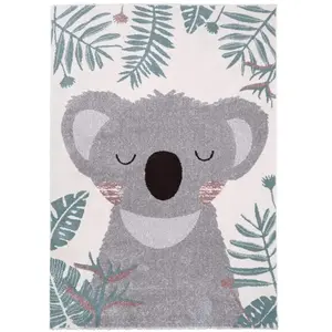 NATTIOT Tapis Enfant Olsen Acrylique Multicolore 120x170 pas cher
