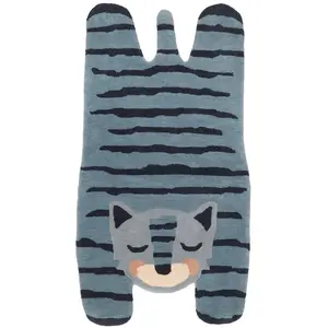 Comparateur de prix : Nattiot Tapis Blue Tiger (65 x 125 cm)