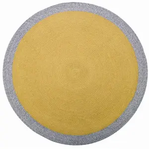 3S. x Home Tapis enfant en laine tressée CURCUMA pas cher