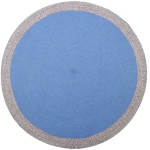 Comparateur de prix : Nattiot 3S. x Home Tapis enfant en laine tressée Bleu