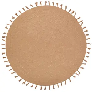 Comparateur de prix : Nattiot Tapis rond tressé avec fil doré Lisette (140 cm)