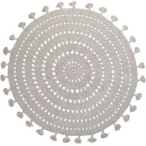 Comparateur de prix : Nattiot 3S. x Home Tapis enfant crochet NILA Gris Perle