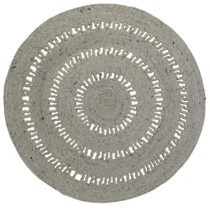 Comparateur de prix : Nattiot 3S. x Home Tapis laine feutrée ajourée BIBEK Gris S