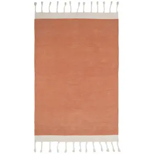 Comparateur de prix : Nattiot 3S. x Home Tapis coton contemporain Rose Liege en coton