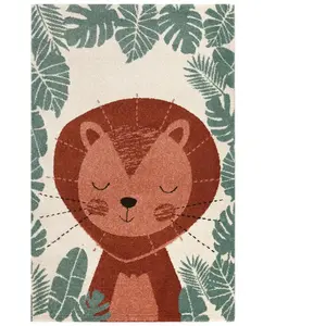 3S. x Home Tapis enfant lion M