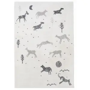 3S. x Home Tapis enfant aspect laine matière recyclé YUHNA pas cher