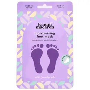 Le Mini Macaron Masque Pieds Hydratant Lavande x 2Vendu parnocibe