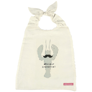 Serviette bavoir Môsieur Crevette