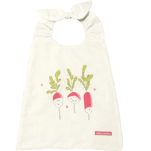 Comparateur de prix : LITTLE CREVETTE Serviette bavoir Radis rose