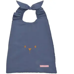 Serviette bavoir Ourson - bleu marineVendu parlittle-crevette