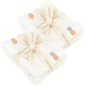 Lot de 12 lingettes lavables Ananas pas cher