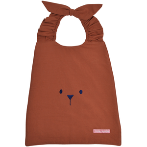 LITTLE CREVETTE Serviette bavoir Ourson - tonka pas cher