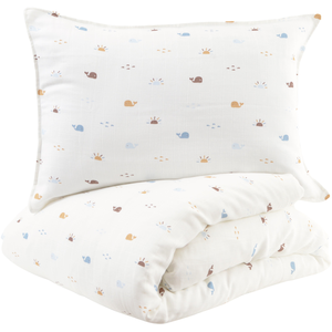 Comparateur de prix : Parure de lit housse de couette + taie 100x140 cm - 40x60 cm