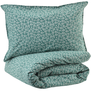 Comparateur de prix : LITTLE CREVETTE Parure de lit bébé taie et housse de couette 100x140 cm coton bio Mahé