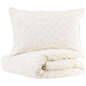 Comparateur de prix : Parure de lit bébé taie et housse de couette 100x140 cm Louison