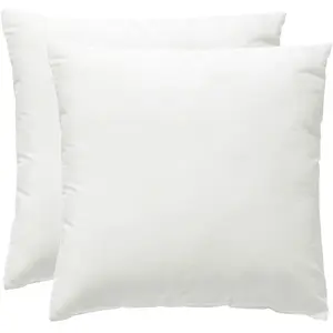 Leonis - 2 Oreillers 100% Coton blancs - 60x60 cm 60x60 cm pas cher