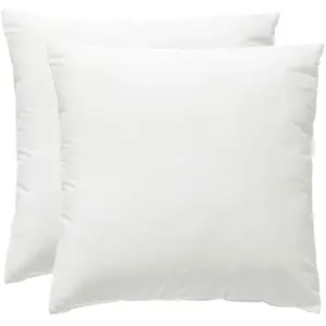 Leonis - 2 Oreillers 100% Coton blancs - 40x60 cm 40x60 cm pas cher