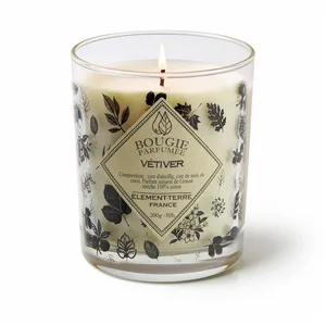 ELEMENT-TERRE Bougie Parfumée 200 Grammes, 50 Heures Parfum Vetyver pas cher