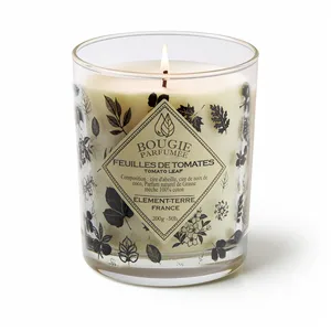 ELEMENT-TERRE Bougie Parfumée 200 Grammes, 50 Heures Parfum Feuilles De Tomates