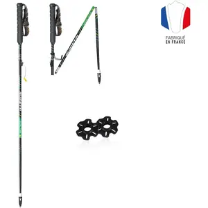 Comparateur de prix : Bâton de trail pliable Guidetti Explore Aéro (x2) R20300 Vert 130 cm