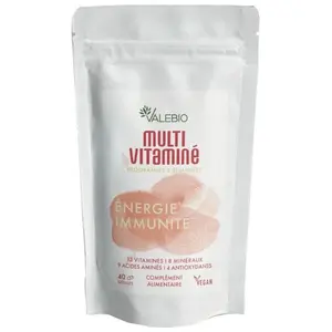 Valebio Miltivitaminé énergie & immunité 40 gélulesVendu parparasanteonline