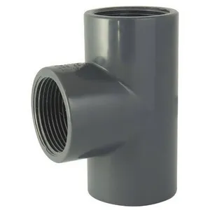 Ezfitt - Té égal 90° Femelle / Femelle / Femelle à visser en pvc 1/2'' pas cher