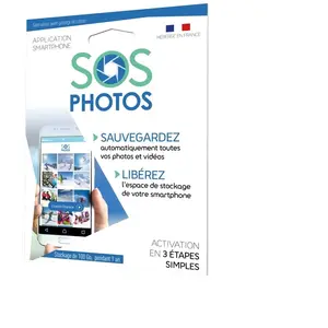 SOS PHOTOS solution de stockage en ligne pour photos 100 GO pas cher