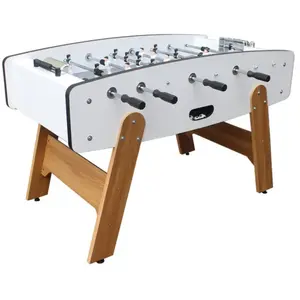 Concept Usine BRESIL - Babyfoot blanc avec barres télescopiques pas cher