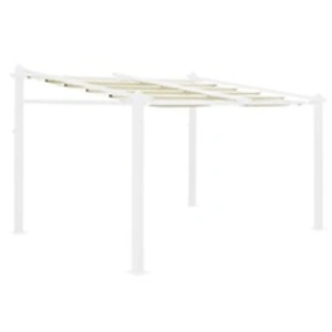 SWEEEK Toile de toit écrue pour tonnelle 3x4m Murum - toile de rechange pergola toile de remplacementVendu parcdiscount