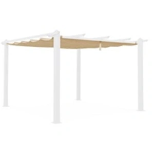 SWEEEK Toile de toit beige pour tonnelle 3x4m Condate - toile de rechange pergola, toile de remplacementVendu parcdiscount