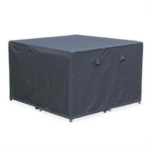 SWEEEK Housse de protection grise pour salon de jardin carré 112 sur 112 cmVendu parcdiscount