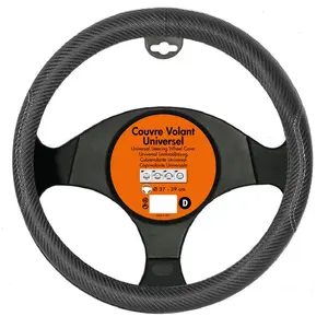 Norauto Couvre Volant Turbotech Imitation Carbone NoirVendu parnorauto