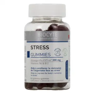 Biocyte Stress Gummies 60 Gommes pas cher