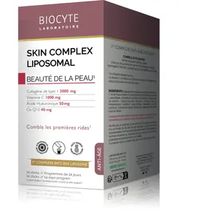 Comparateur de prix : Biocyte Skin Complex Liposomal Beauté de la Peau Collagène 14 Sticks