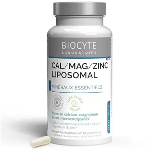 Biocyte Cal/Mag/Zinc Liposomal 60 Gélules Biocyte pas cher
